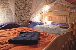 Beds in the Dormitory at Under The Lime Tree in Angouleme