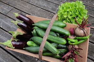 Home produce at Under The Lime Tree in Angouleme