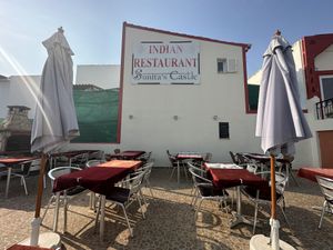 Big rear terrace   at Sunita's Castle in Faro