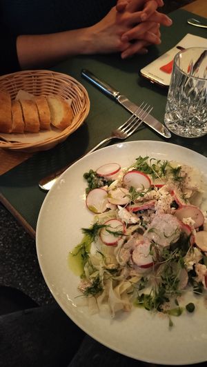 Salad at Santé in Hamburg