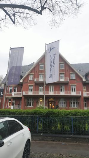 Outside at Santé in Hamburg