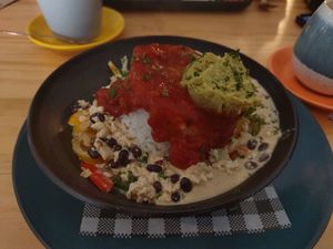 Chipotle tofu special at Mountain Mumma in Sheffield