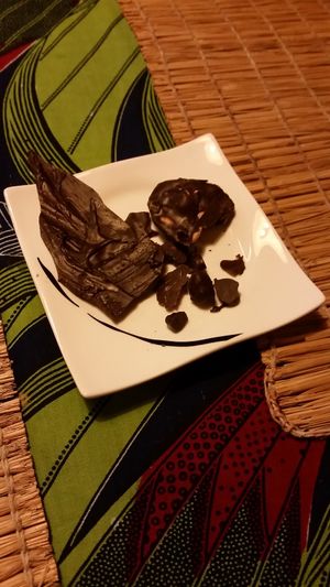 Selbstgemachte Schokoladenvariationen at BongoRoots in Tubingen