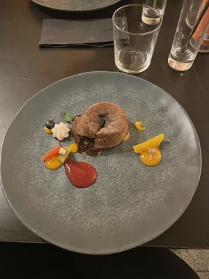 Lava cake   at La Chevre Qui Rit in Colmar