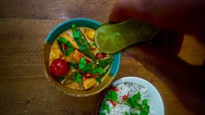 Red Thai Curry 🌶 at The Fresh Chef in Preston