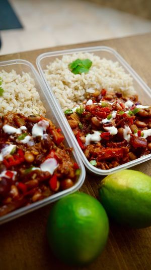 Mixed Bean Chilli at The Fresh Chef in Preston