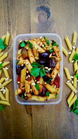 Pasta Caponata at The Fresh Chef in Preston