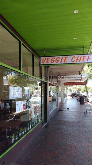 From outside Veggie Chef at Veggie Chef in Oakleigh