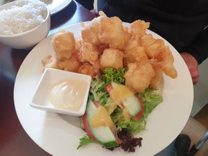 Salt and pepper tofu - yum at Veggie Chef in Oakleigh