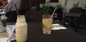 Ayran und hausgemachte lemonade. Sehr lecker.  at Falla in Katowice