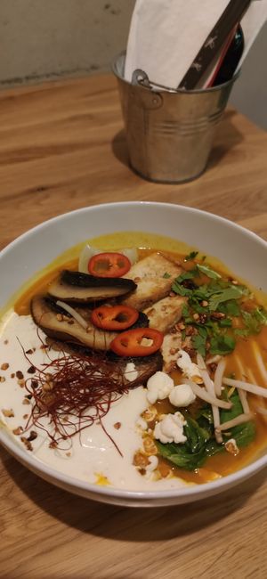 Pumpkin Ramen at Falla in Katowice