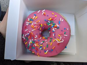 D'oh doughnut at Rodeo Doughnuts  in South East London