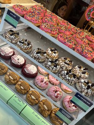 Vegan choices  at Rodeo Doughnuts  in South East London