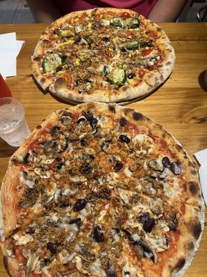   at Claudio's Pizzas in St Julians