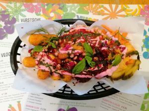 Lovely prepared food at Vunk Food in Frankfurt