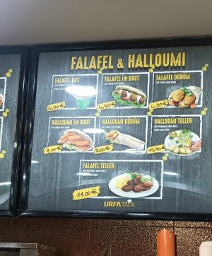 Falafel at Urfa Tadi in Hamburg