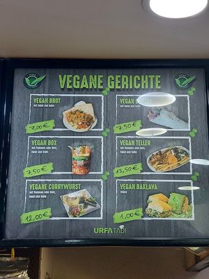 Vegan menu 😋 at Urfa Tadi in Hamburg