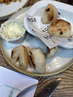 Vegan garlic butterr  at The Old Forge in Hayle