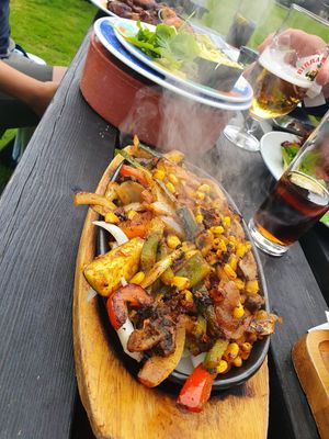 Vegetable fajitas at The Bentlands in Codsall