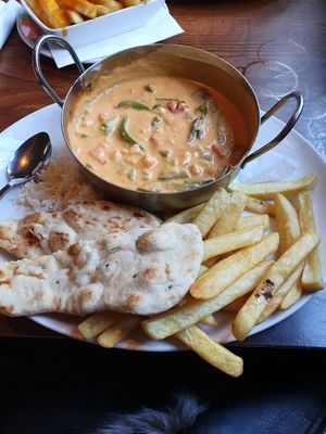 Vegan Penang Curry at The Bentlands in Codsall