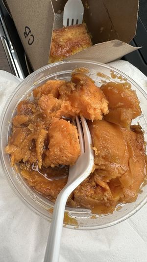 Candied yams 🤤  at Mattie's Foods in Kansas City