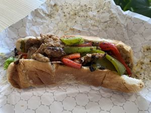 Chick’n Philly  at Mattie's Foods in Kansas City