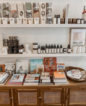 Homewares, Vegan Skincare and Books. at Nectar Juice House in Cabarita Beach