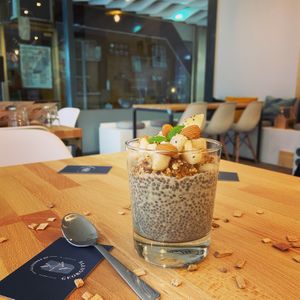 Chia Pudding at La Cuisine de Georgette in Huy