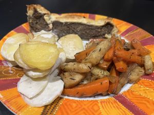 Christmas menu, main   at La Cuisine de Georgette in Huy