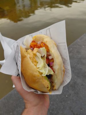 Georgette pita at La Cuisine de Georgette in Huy