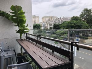Second floor balcony  at Cu Va Re in Ho Chi Minh City