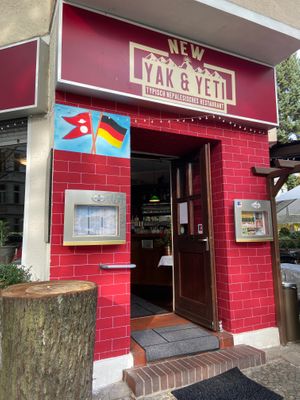Outside  at New Yak and Yeti in Berlin
