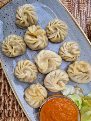 Vegane Momos at New Yak and Yeti in Berlin