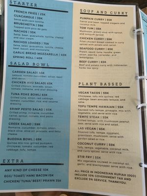   at Sunny Cafe in Penida Island