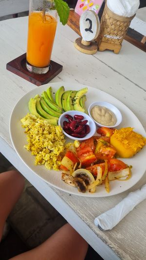 Scrumbled Tofu at Sunny Cafe in Penida Island