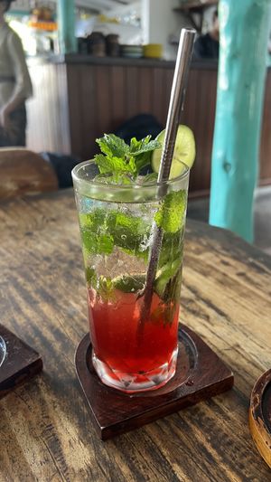 Berry slush  at Sunny Cafe in Penida Island