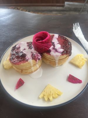 Pancakes  at Sunny Cafe in Penida Island