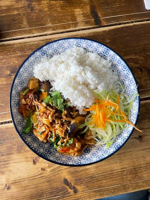 Cà Tim Xào Tói with tofu at Coto Vietnamese Kitchen in York