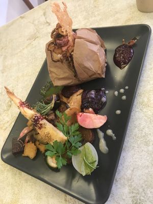 Jacket potato  at Marie e Oli's in Armacao De Pera