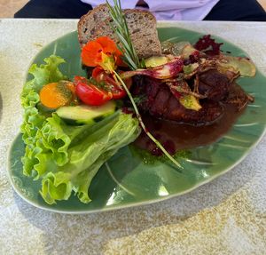 Vegan chorizo   at Marie e Oli's in Armacao De Pera