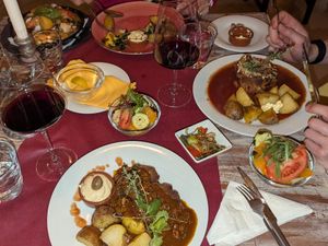 Fantastic food at Marie e Oli's in Armacao De Pera