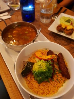 Couscous at Soya Cantine Bio in Paris