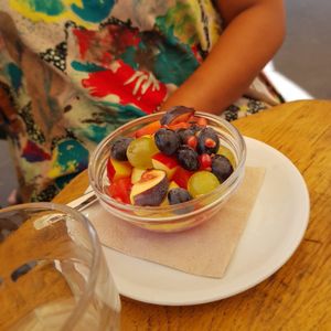 Fruits at Soya Cantine Bio in Paris