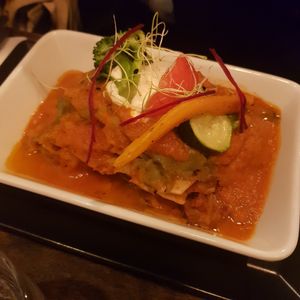 Lasagnes at Soya Cantine Bio in Paris