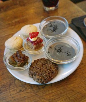Desserts from the brunch at Soya Cantine Bio in Paris
