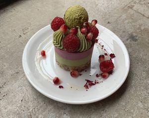 Cajou'cake at Soya Cantine Bio in Paris