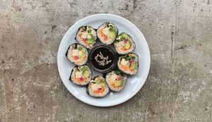 Vegan Makis at Soya Cantine Bio in Paris