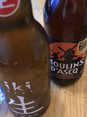 Beers   at Soya Cantine Bio in Paris