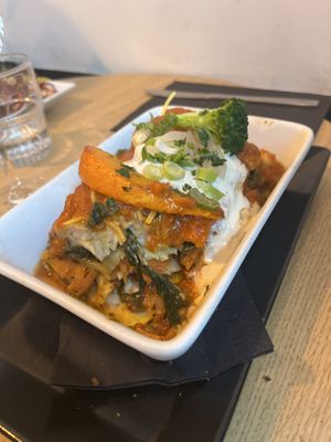 Lasagnes  at Soya Cantine Bio in Paris
