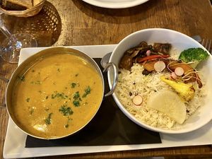 Curry  at Soya Cantine Bio in Paris